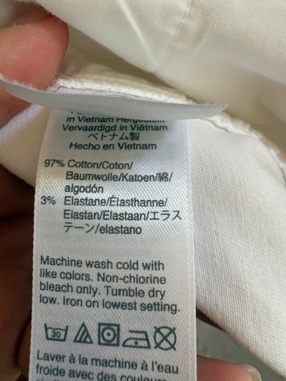 J.Crew White Chino Shorts, Size 4 - Picture 6 of 6